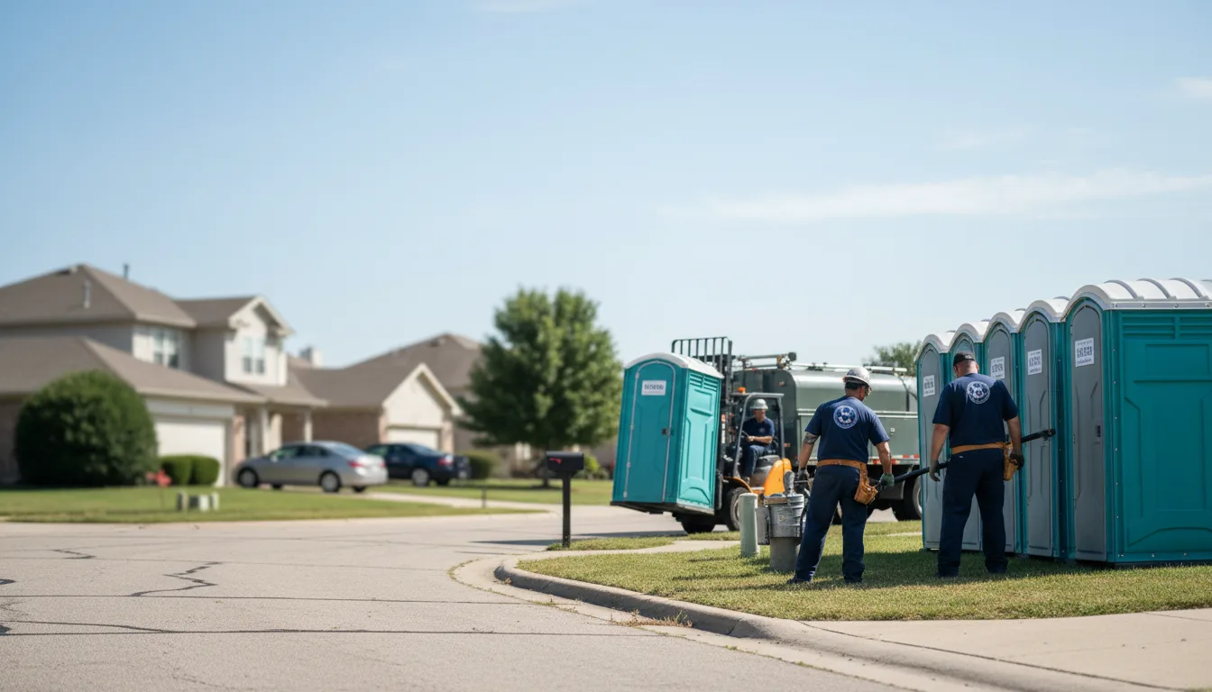 Porta Potty Rental in Lazbuddie, TX near me